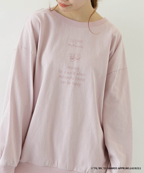 sanrio（サンリオ）の「Sanrio characters トップス（スウェット/ カットソー）（スウェット・レディース・ベージュ/アイボリー/ピンク系その他/ブルー系その他7・FREE）」の4枚目の写真