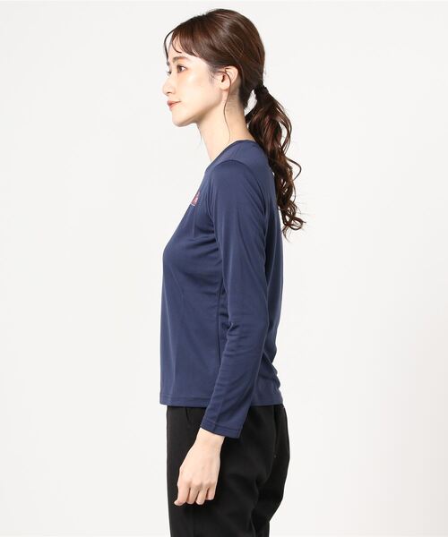le coq sportif（ルコックスポルティフ）の「ルコックスポルティフ ナガソデシャツ（Tシャツ/カットソー・レディース・ブラック/ネイビー/ピンク・XL/S/M/L）」の5枚目の写真