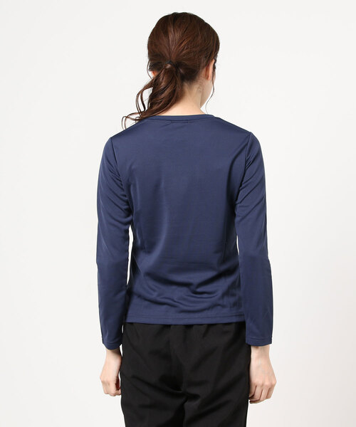 le coq sportif（ルコックスポルティフ）の「ルコックスポルティフ ナガソデシャツ（Tシャツ/カットソー・レディース・ブラック/ネイビー/ピンク・XL/S/M/L）」の4枚目の写真