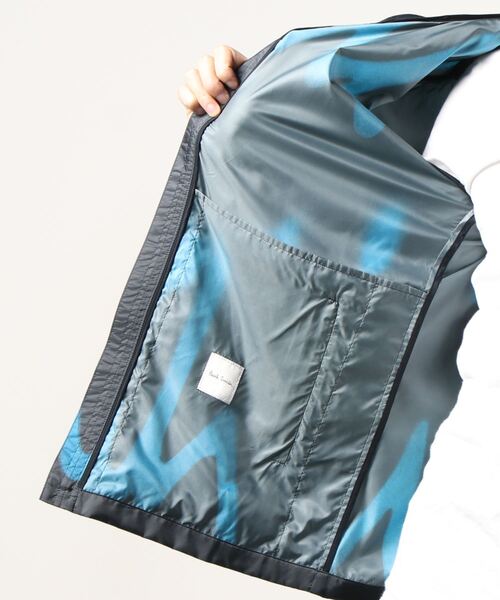 ポールスミス Spray ロゴ ジップアップフーディー Paul Smith（ポールスミス）の「Spray Logo フーデッドブルゾン