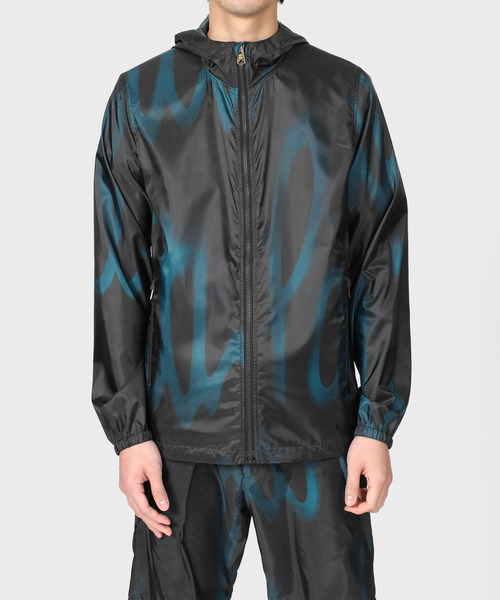 ポールスミス Spray ロゴ ジップアップフーディー Paul Smith（ポールスミス）の「Spray Logo フーデッドブルゾン