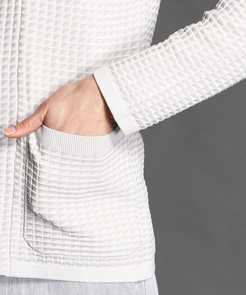 MONSIEUR NICOLE(ムッシュニコル)の「ニットカーディガン(カーディガン/ボレロ・メンズ・ブラック/ライトグレー・X-LARGE/LARGE/MEDIUM)」の6枚目の写真