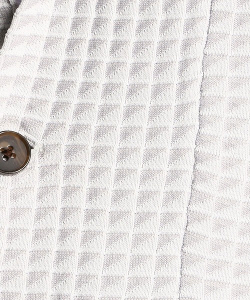 MONSIEUR NICOLE(ムッシュニコル)の「ニットカーディガン(カーディガン/ボレロ・メンズ・ブラック/ライトグレー・X-LARGE/LARGE/MEDIUM)」の7枚目の写真