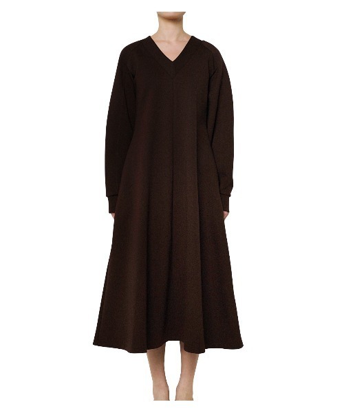 LE CIEL BLEU（ルシェルブルー）の「V Neck Sweat Dress（ワンピース