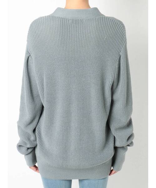 EMODA（エモダ）の「ショルダーストラップルーズニットカーディガン（カーディガン/ボレロ・レディース・アイボリー/ミント/ブラック・FREE）」の15枚目の写真