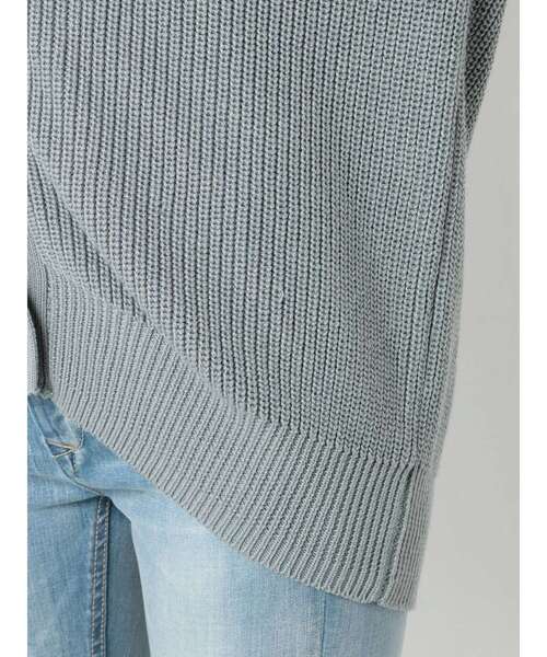 EMODA（エモダ）の「ショルダーストラップルーズニットカーディガン（カーディガン/ボレロ・レディース・アイボリー/ミント/ブラック・FREE）」の18枚目の写真