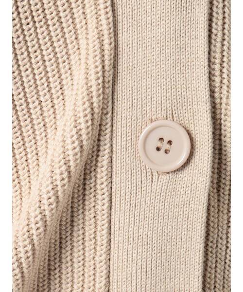 EMODA（エモダ）の「ショルダーストラップルーズニットカーディガン（カーディガン/ボレロ・レディース・アイボリー/ミント/ブラック・FREE）」の19枚目の写真