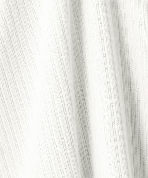 Heather（ヘザー）の「ＳＳリブメロウフリルカットソー　942323（Tシャツ/カットソー・レディース・ブラック/ベージュ/ホワイト・FREE）」の11枚目の写真