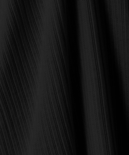 Heather（ヘザー）の「ＳＳリブメロウフリルカットソー　942323（Tシャツ/カットソー・レディース・ブラック/ベージュ/ホワイト・FREE）」の7枚目の写真