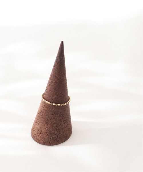 IENA(イエナ)の「IENA ajouter ボールチェーンリング◆(リング・レディース・ゴールド・9/11)」の2枚目の写真