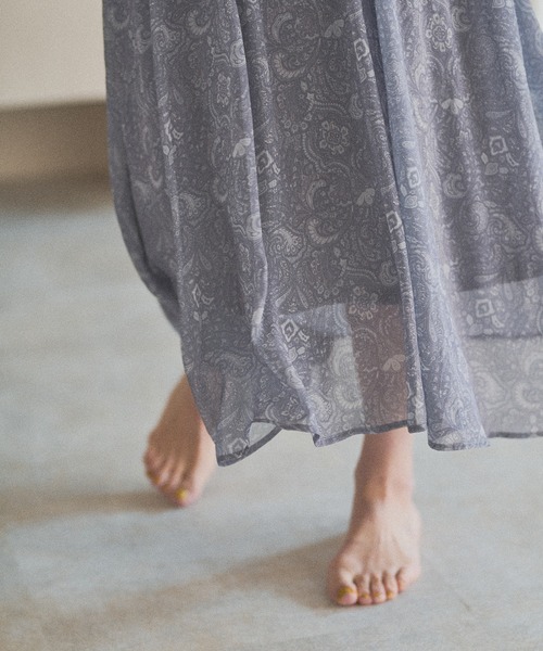 natural couture（ナチュラルクチュール）の「【大人ナチュ】前後2WAYボリュームスリーブワンピース（ワンピース・レディース・グレー/ラベンダー・FREE）」の11枚目の写真