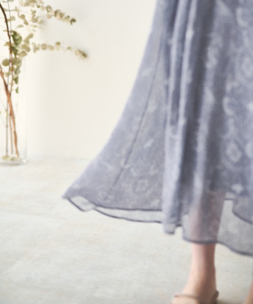 natural couture（ナチュラルクチュール）の「【大人ナチュ】前後2WAYボリュームスリーブワンピース（ワンピース・レディース・グレー/ラベンダー・FREE）」の16枚目の写真