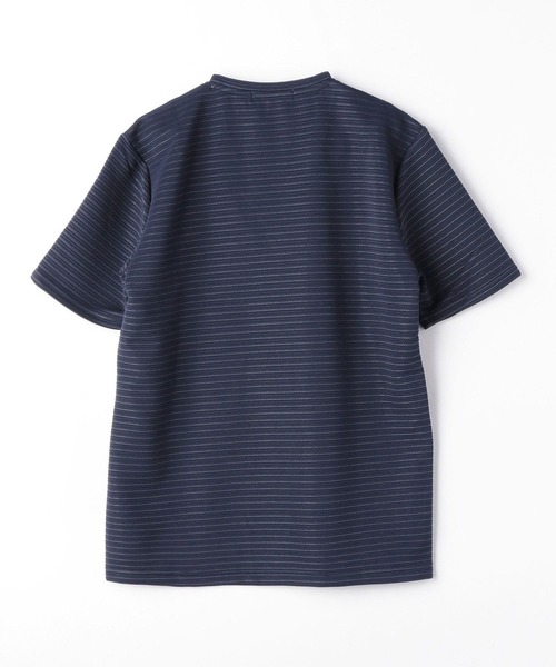 HIDEAWAYS NICOLE（ハイダウェイニコル）の「ブライトタックボ－ダ－ＶネックTシャツ（Tシャツ/カットソー・メンズ・ネイビー/ホワイト/サックスブルー/ブラック・LARGE/MEDIUM/X-LARGE）」の5枚目の写真