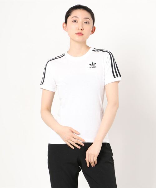 セール】adidas アディダス W 3ST TEE ショートスリーブTシャツ GN2913  WHT（Tシャツ/カットソー）｜adidas（アディダス）のファッション通販 - ZOZOTOWN