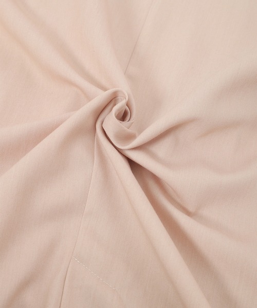 fifth（フィフス）の「ルーズ半袖カラージャケット（ライダースジャケット・レディース・ピンクベージュ/グレー・MEDIUM）」の11枚目の写真