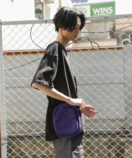 PBLIM（ページボーイリム）の「【PAGEBOYLIM】ナイロンショルダーバック（ショルダーバッグ・レディース・ブラック/パープル・FREE）」の14枚目の写真