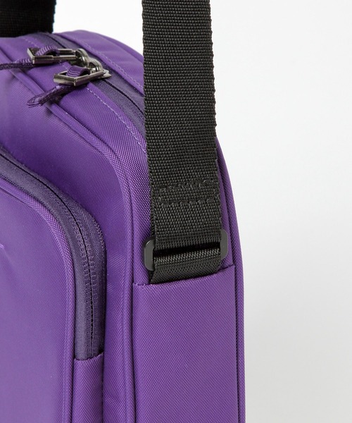PBLIM（ページボーイリム）の「【PAGEBOYLIM】ナイロンショルダーバック（ショルダーバッグ・レディース・ブラック/パープル・FREE）」の4枚目の写真