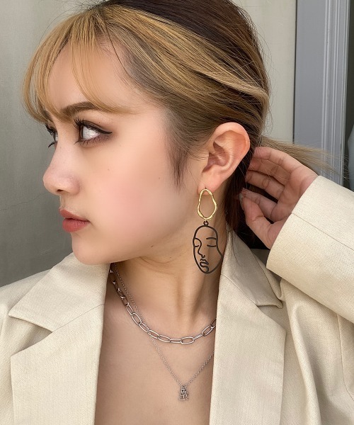 mikan☆ ピアス ZOZO限定みかんコラボPierce（ピアス（両耳用））｜esutoreja
