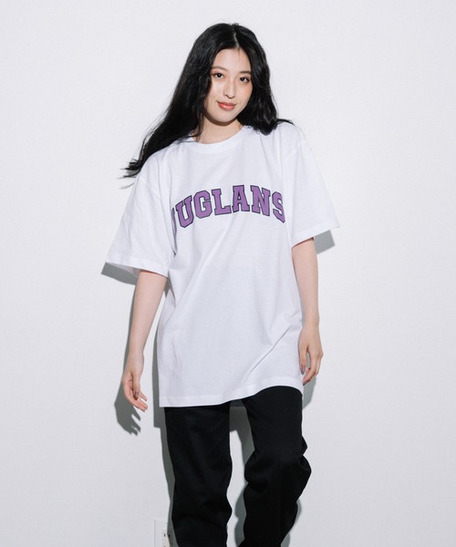 JUGLANS(ユグランス)の「オリジナル ビッグシルエットカレッジプリントT(Tシャツ/カットソー・メンズ・A/B/C/D/E/F/G/H/I/J/K/L/M/N/O/P・XXL/L/XL)」の7枚目の写真