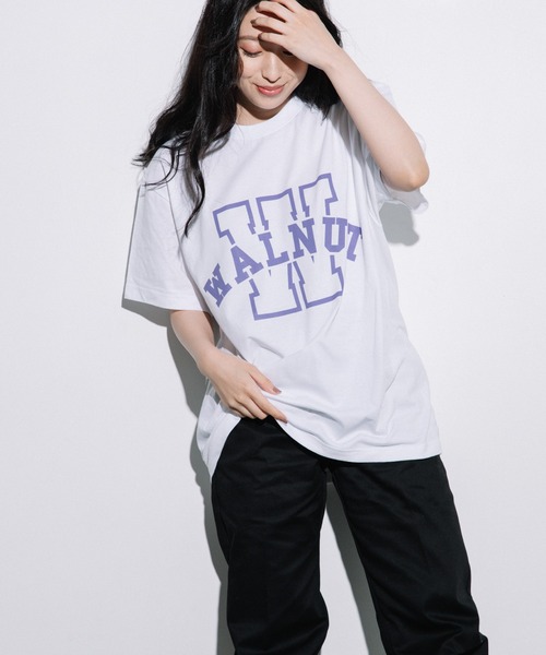 JUGLANS(ユグランス)の「オリジナル ビッグシルエットカレッジプリントT(Tシャツ/カットソー・メンズ・A/B/C/D/E/F/G/H/I/J/K/L/M/N/O/P・XXL/L/XL)」の11枚目の写真