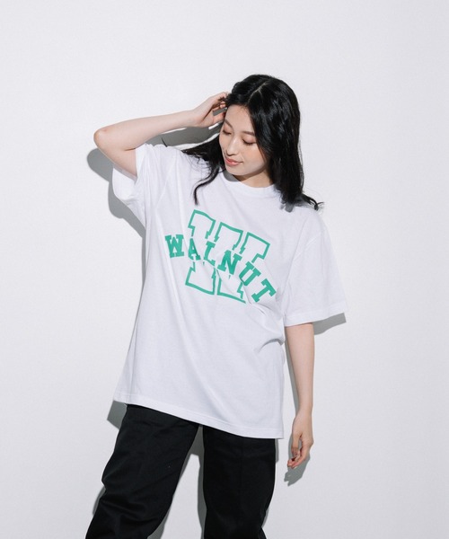 JUGLANS(ユグランス)の「オリジナル ビッグシルエットカレッジプリントT(Tシャツ/カットソー・メンズ・A/B/C/D/E/F/G/H/I/J/K/L/M/N/O/P・XXL/L/XL)」の12枚目の写真