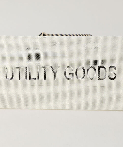 hint hint（ヒントヒント）の「【hint hint/ヒントヒント】メッシュユーティリティトートバッグM（トートバッグ・レディース・ホワイト/シルバー・FREE）」の8枚目の写真