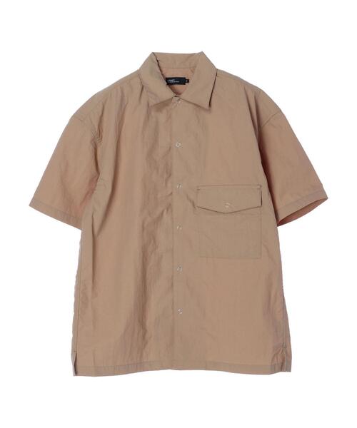 CRAFT STANDARD BOUTIQUE（クラフトスタンダードブティック）の「ナイロンドットボタン半袖シャツ　＊（シャツ/ブラウス・メンズ・カーキ/カモフラージュ/その他/ベージュ・L/LL/M）」の6枚目の写真