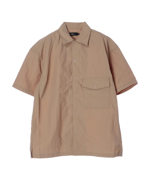 CRAFT STANDARD BOUTIQUE（クラフトスタンダードブティック）の「ナイロンドットボタン半袖シャツ　＊（シャツ/ブラウス・メンズ・カーキ/カモフラージュ/その他/ベージュ・L/LL/M）」の2枚目の写真