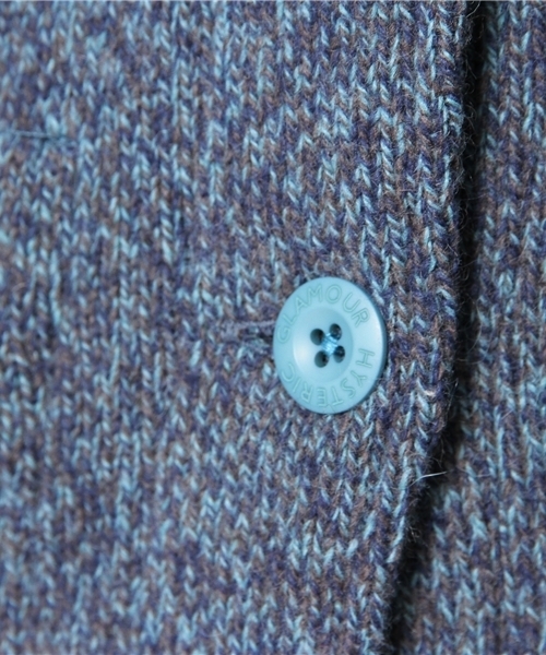 HYSTERIC GLAMOUR(ヒステリックグラマー)の「BLACK CAT刺繍 CD(カーディガン/ボレロ・レディース・ピンク/ブルー/ネイビー・FREE)」の17枚目の写真