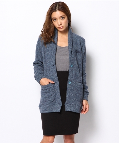 HYSTERIC GLAMOUR(ヒステリックグラマー)の「BLACK CAT刺繍 CD(カーディガン/ボレロ・レディース・ピンク/ブルー/ネイビー・FREE)」の9枚目の写真