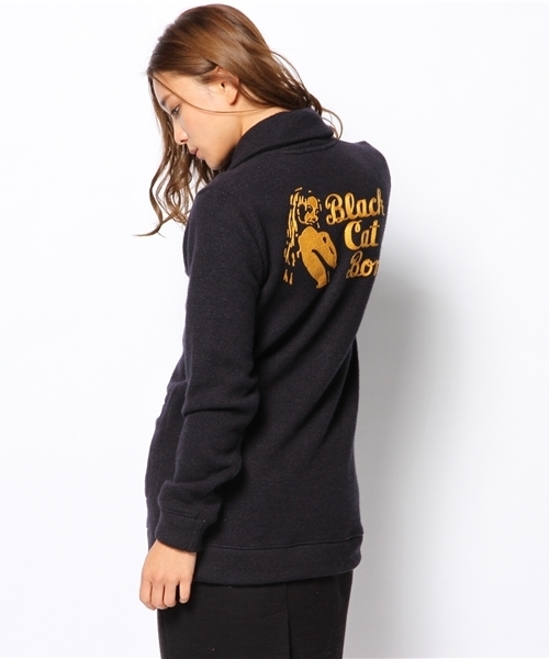 HYSTERIC GLAMOUR(ヒステリックグラマー)の「BLACK CAT刺繍 CD(カーディガン/ボレロ・レディース・ピンク/ブルー/ネイビー・FREE)」の11枚目の写真
