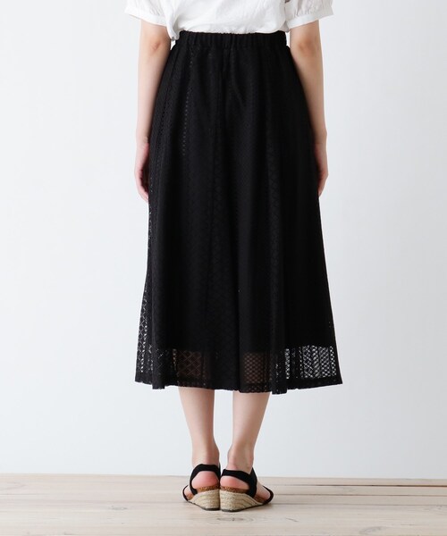 Cutie Blonde（キューティーブロンド）の「◆【S-L】レーススカート（スカート・レディース・アイボリー/ブラック/マスタード・01/02/03）」の9枚目の写真