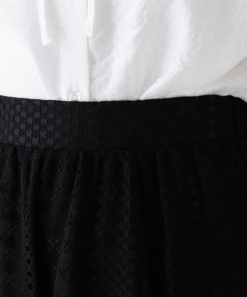 Cutie Blonde（キューティーブロンド）の「◆【S-L】レーススカート（スカート・レディース・アイボリー/ブラック/マスタード・01/02/03）」の6枚目の写真