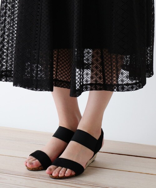 Cutie Blonde（キューティーブロンド）の「◆【S-L】レーススカート（スカート・レディース・アイボリー/ブラック/マスタード・01/02/03）」の5枚目の写真