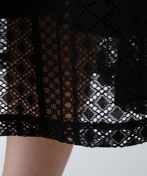 Cutie Blonde（キューティーブロンド）の「◆【S-L】レーススカート（スカート・レディース・アイボリー/ブラック/マスタード・01/02/03）」の10枚目の写真