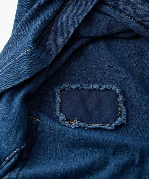 45R ジンバブエコットン908のオーシャンTシャツ　インディゴカットソー 45R（フォーティファイブアール）の「ジンバブエコットンの908