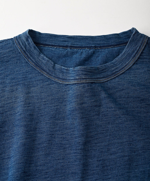 45R ジンバブエコットン908のオーシャンTシャツ　インディゴカットソー 45R（フォーティファイブアール）の「ジンバブエコットンの908