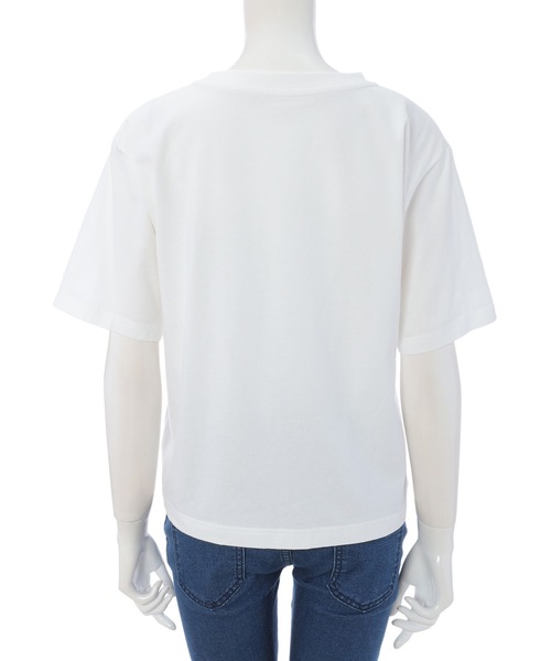 Edit Sheen(エディットシーン)の「プリントロゴTシャツ(Tシャツ/カットソー・レディース・ホワイト・MEDIUM)」の4枚目の写真
