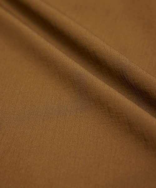 ROPE' PICNIC（ロペピクニック）の「【セットアップ対応】【2WAY】麻調プチハイブラウス（シャツ/ブラウス・レディース・チャコールグレー/キナリ/ダークブラウン/ライトグリーン・38）」の13枚目の写真