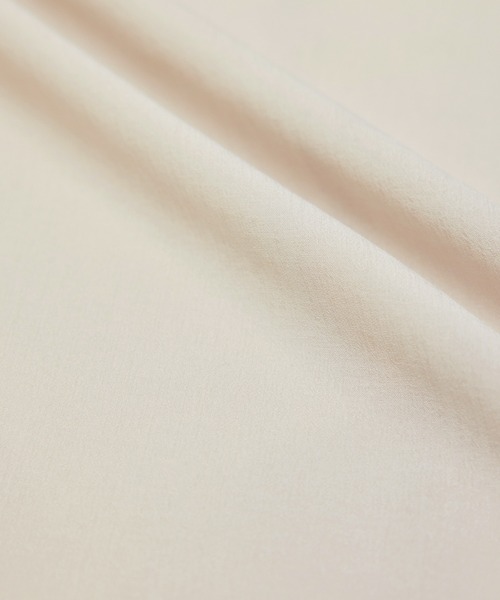 ROPE' PICNIC（ロペピクニック）の「【セットアップ対応】【2WAY】麻調プチハイブラウス（シャツ/ブラウス・レディース・チャコールグレー/キナリ/ダークブラウン/ライトグリーン・38）」の14枚目の写真