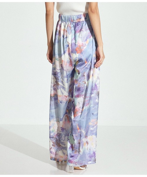 ANAP（アナップ）の「マーブルサテンワイドパンツ（スラックス・レディース・ネイビー/その他・FREE）」の8枚目の写真