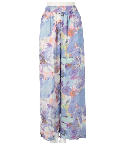 ANAP（アナップ）の「マーブルサテンワイドパンツ（スラックス・レディース・ネイビー/その他・FREE）」の10枚目の写真