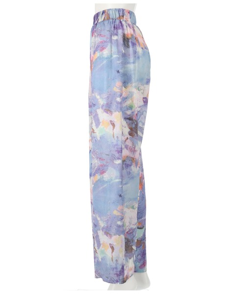 ANAP（アナップ）の「マーブルサテンワイドパンツ（スラックス・レディース・ネイビー/その他・FREE）」の11枚目の写真