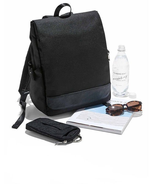 IEDIT（イディット）の「ＩＥＤＩＴ　こだわりのミニポーチ付き　大人きれいめタウンリュック〈ブラック〉（バックパック/リュック・レディース・ブラック・ONE SIZE）」の17枚目の写真