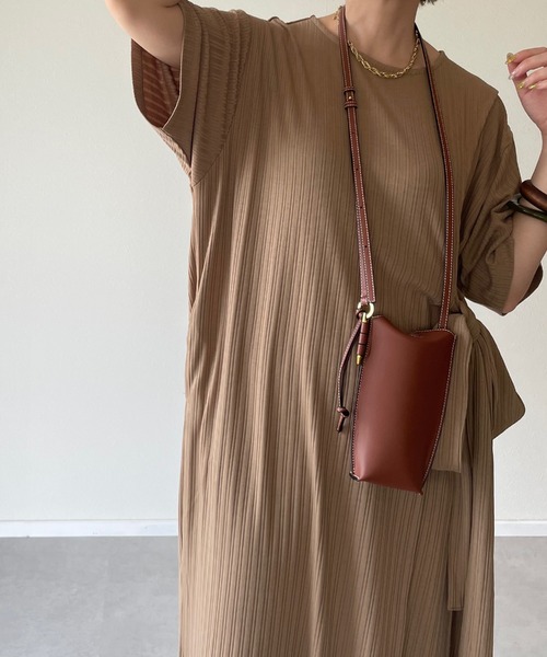 y/m by misato（イムバイミサト）の「ラップカットワンピース（ワンピース・レディース・ブラック/ベージュ/オフホワイト/アイボリー・FREE）」の15枚目の写真