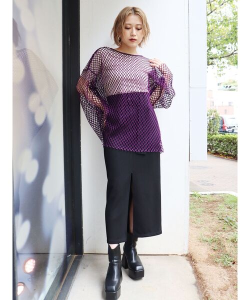 MURUA（ムルーア）の「ベルテッドペンシルスカート（スカート・レディース・アイボリー/ブラック/グリーン/モカ/その他1/その他・1/2）」の13枚目の写真