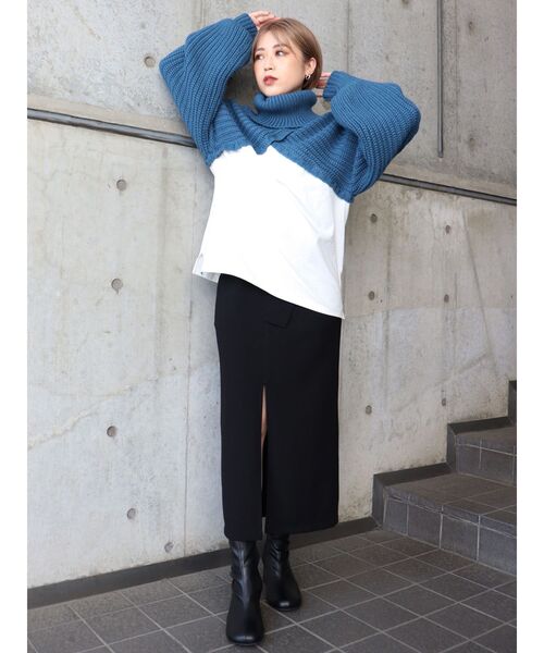 MURUA（ムルーア）の「ベルテッドペンシルスカート（スカート・レディース・アイボリー/ブラック/グリーン/モカ/その他1/その他・1/2）」の16枚目の写真