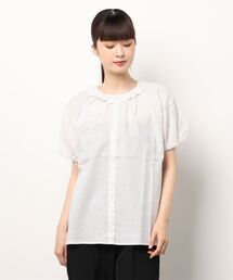 Samansa Mos2 | チビスカラップ衿ブラウス(シャツ/ブラウス)