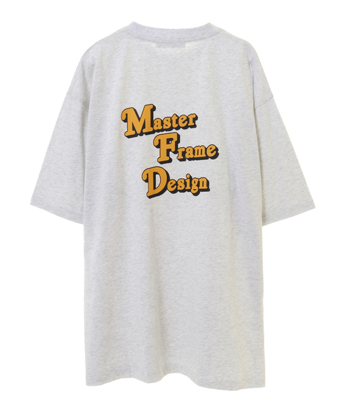 MEN'S MELROSE（メンズメルローズ）の「MASTER FRAME コミックフォントロゴTシャツ（Tシャツ/カットソー・メンズ・ホワイト/ブラック/トップグレー・3/2/4）」の4枚目の写真