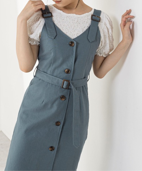 OLIVE des OLIVE（オリーブデオリーブ）の「マーメイドジャンスカ（ワンピース・レディース・ブラック/ブルー/アイボリー/ワンウォッシュ・FREE）」の13枚目の写真